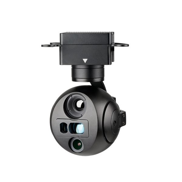 MA609R Ultra-Compact Lightest Triple-Sensor 3-Axis EO/IR & LRF Gimbal Camera