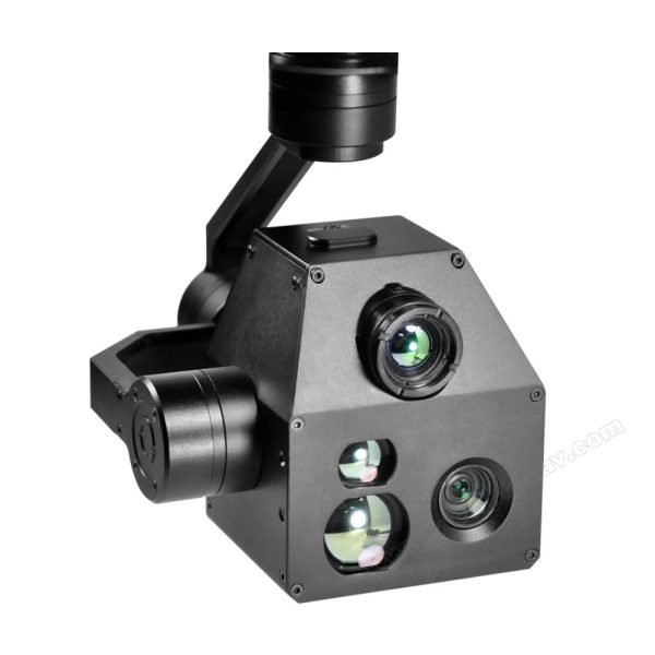 MZ10TIRM highly optimized 3-axis camera gimbal 10 times zoom GPS Location Resolving &Longitude and latitude display