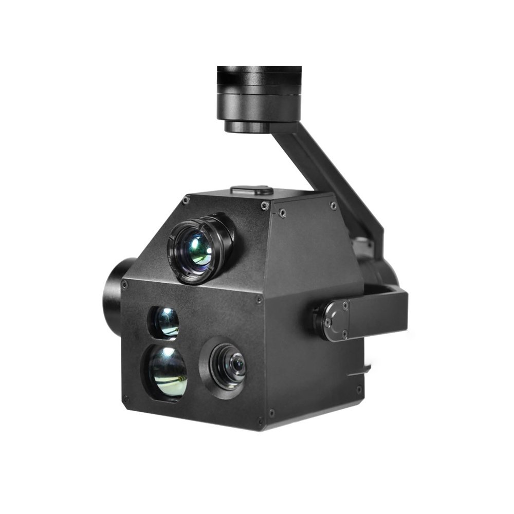 MZ10TIRM highly optimized 3-axis camera gimbal 10 times zoom GPS Location Resolving &Longitude and latitude display