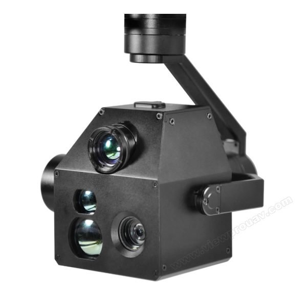 MZ10TIRM highly optimized 3-axis camera gimbal 10 times zoom GPS Location Resolving &Longitude and latitude display