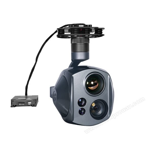 MQ30TIRM pro 3-axis Gimbal Camera 3KM IR Laser Rangefinder 30x Optical Zoom SONY Camera IR+EO Dual Sensors Object Tracking