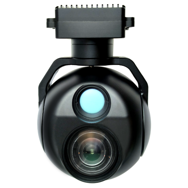 MDYD10G613 10x visible light Optical zoom camera + 640*512 thermal dual light camera 2-Axis Stabilized IP Output Gimbal