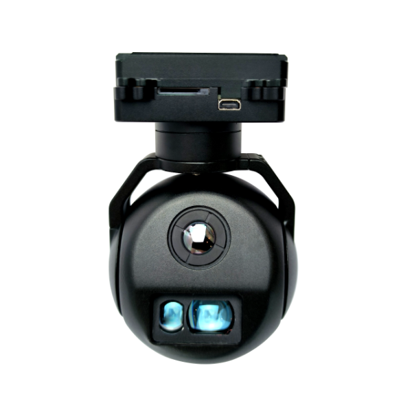 MDYDG609L12 640*512 thermal +1200-meter LRF Dual Output Mini Gimbal