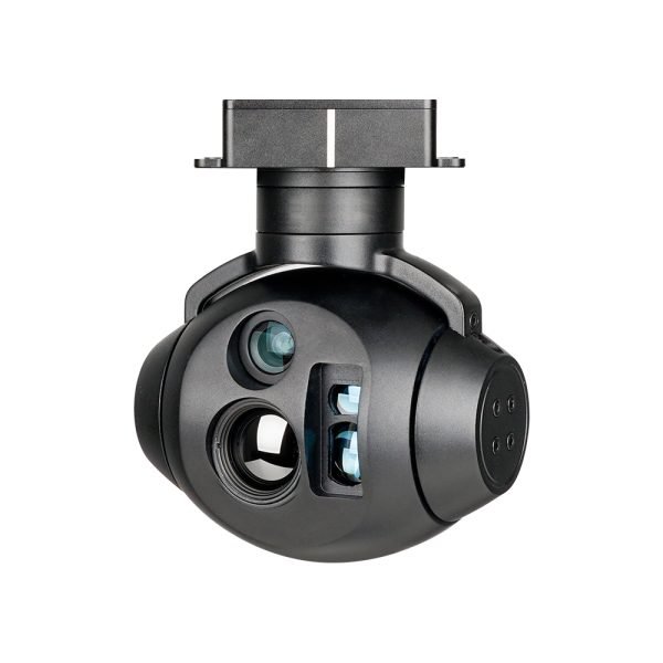 MU818M Triple Sensors EO + IR +LRF(1200M) Object Tracking Gimbal Camera