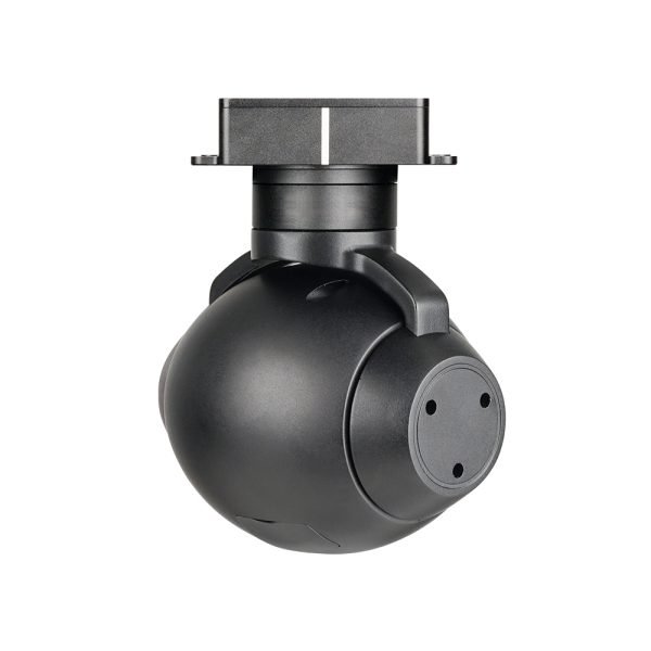 MU818M Triple Sensors EO + IR +LRF(1200M) Object Tracking Gimbal Camera