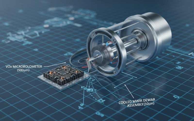 Diagram comparing high-frequency UAV vibration damping vs low-frequency vehicle shock absorption