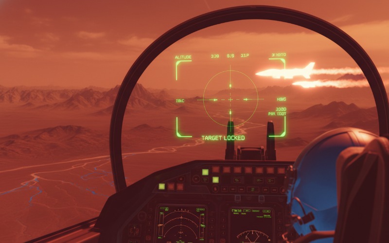 Airborne targeting pod with integrated thermal imager