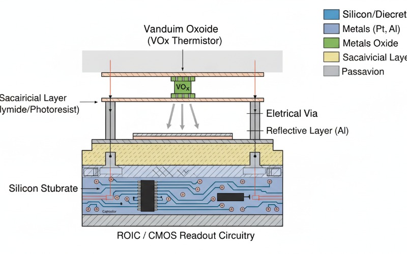 uncooled-microbolometer-architecture