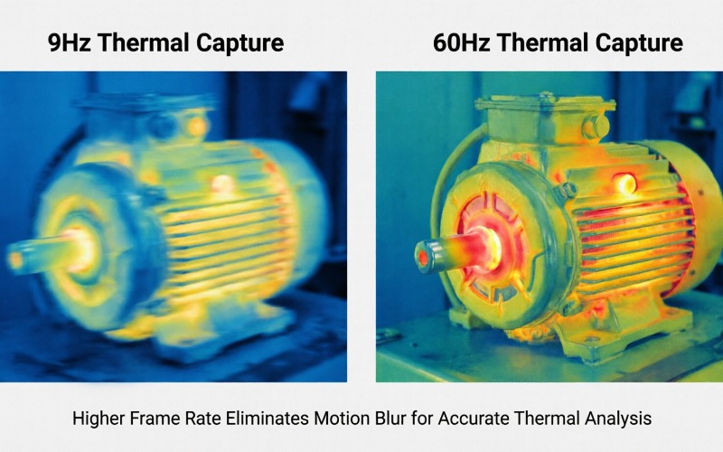 Comparison of motion blur at different frame rates